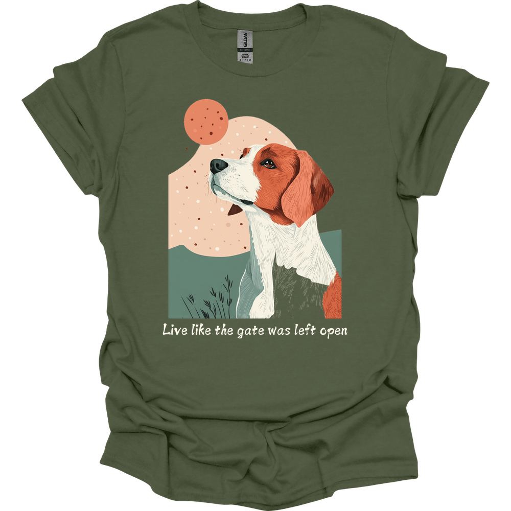 Brittany - Live Like The Gate Was Left Open T-Shirt