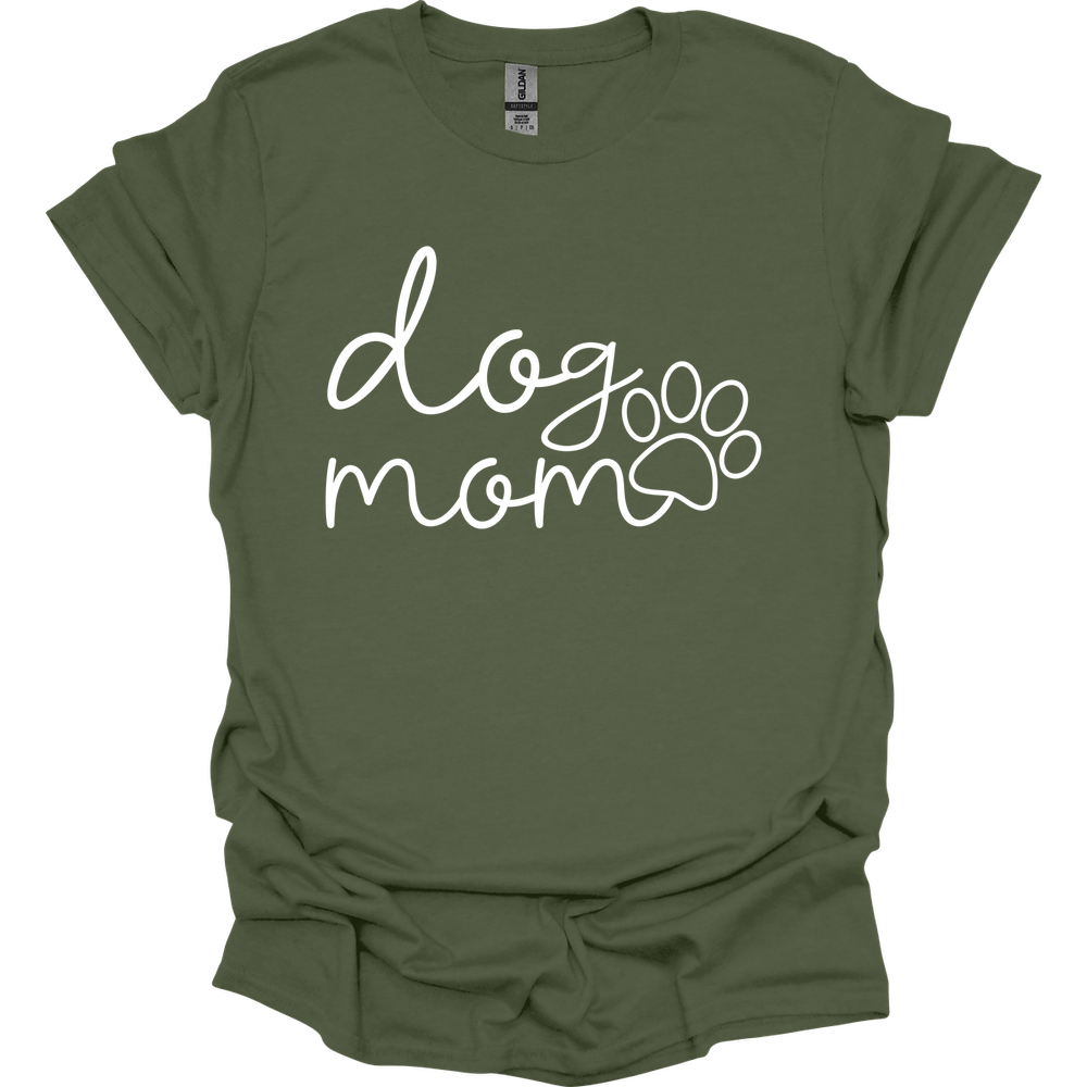 Dog Mom Paw T-Shirt