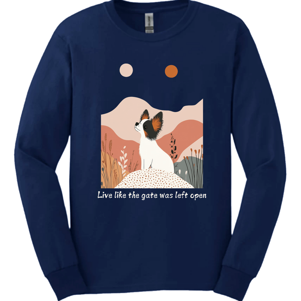 Papillon - Live Like The Gate Was Left Open Long Sleeve