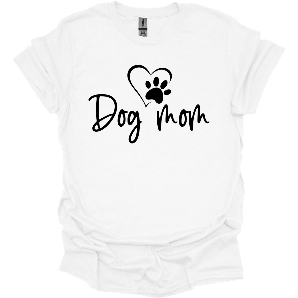 Dog Mom Heart T-Shirt