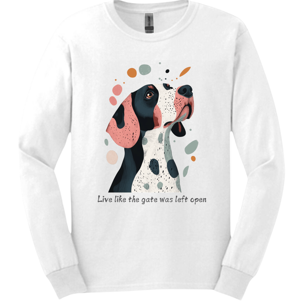 Springer Spaniel - Live Like The Gate Was Left Open Long Sleeve
