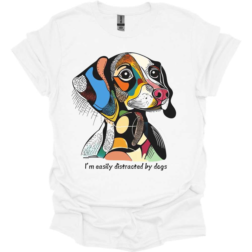 I'm Easily Distracted By Dogs 11 T-Shirt