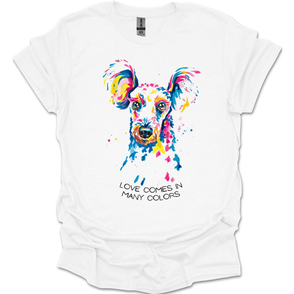 Poodle - Love Comes In Many Colors T-Shirt