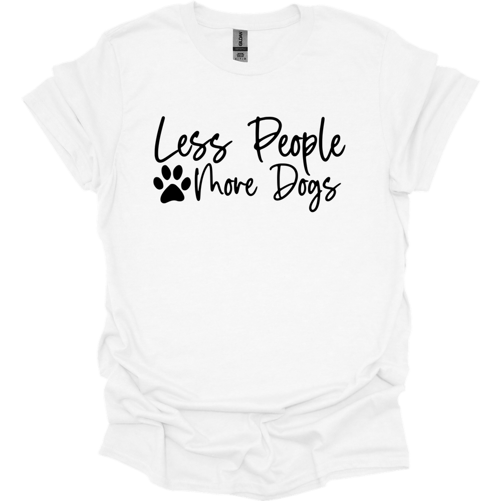 Less People More Dogs T-Shirt