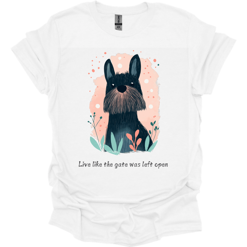 Briard - Live Like The Gate Was Left Open T-Shirt