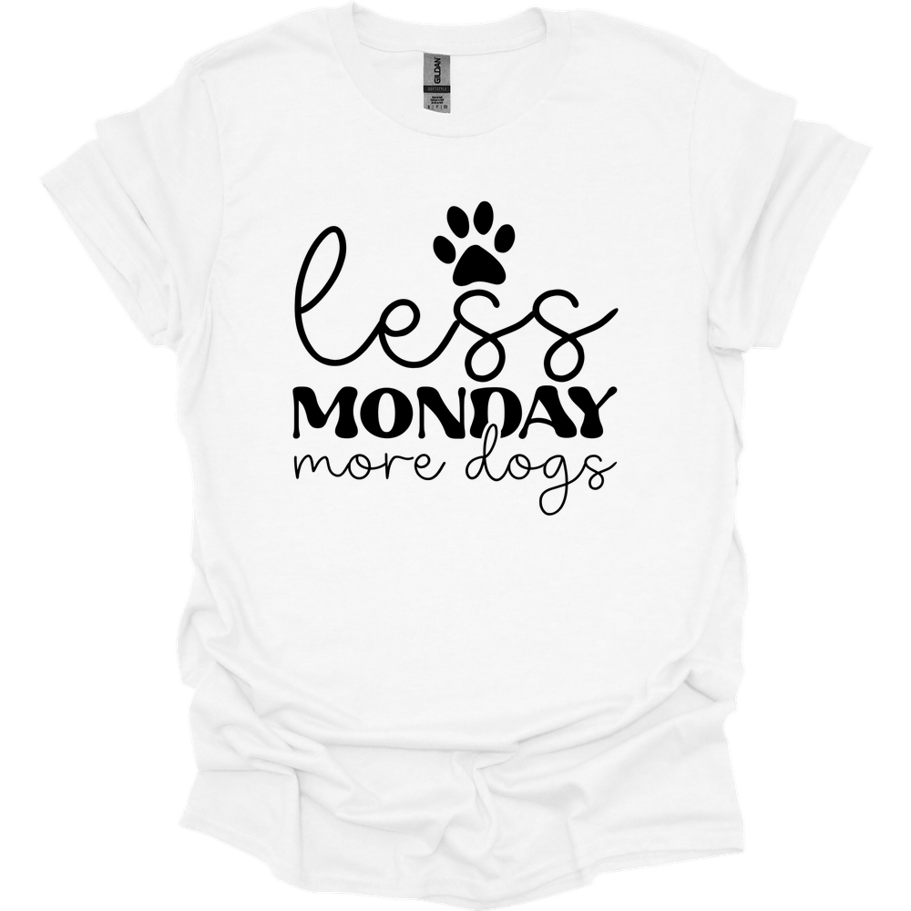 Less Monday More Dogs T-Shirt