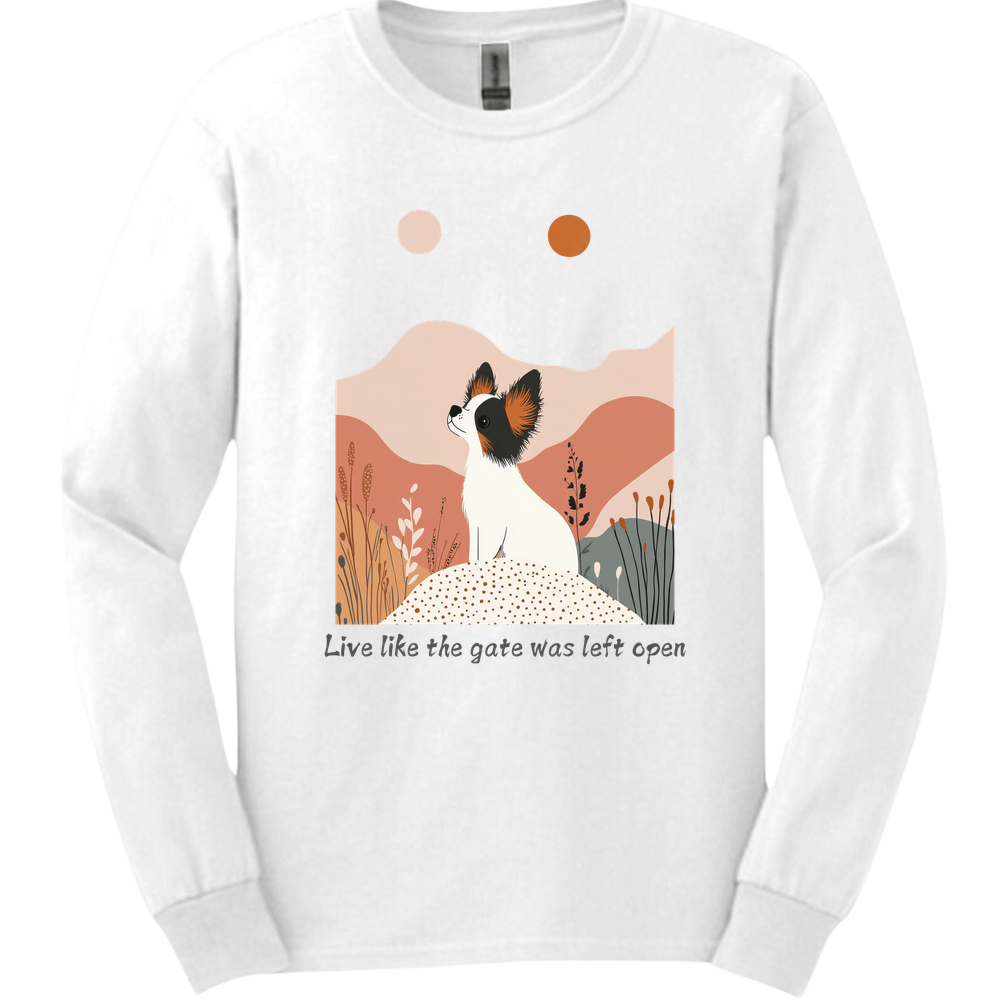 Papillon - Live Like The Gate Was Left Open Long Sleeve