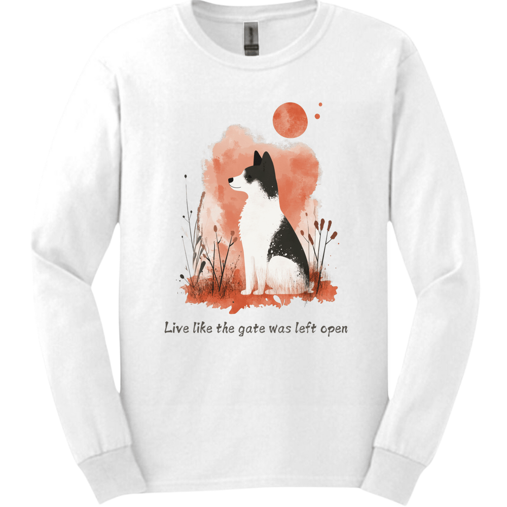 Akita - Live Like The Gate Was Left Open Long Sleeve