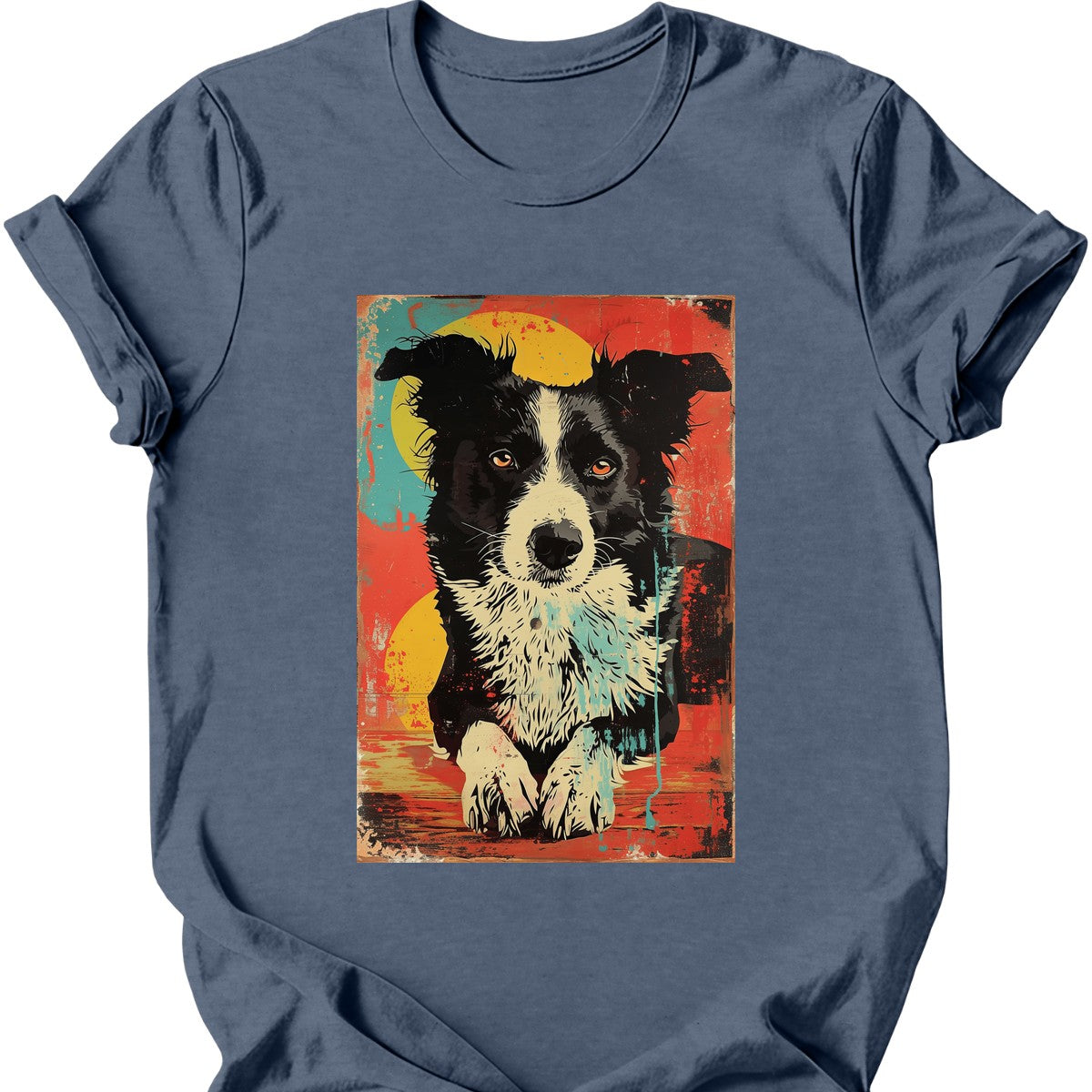 Border Collie - Punk Dog T-Shirt