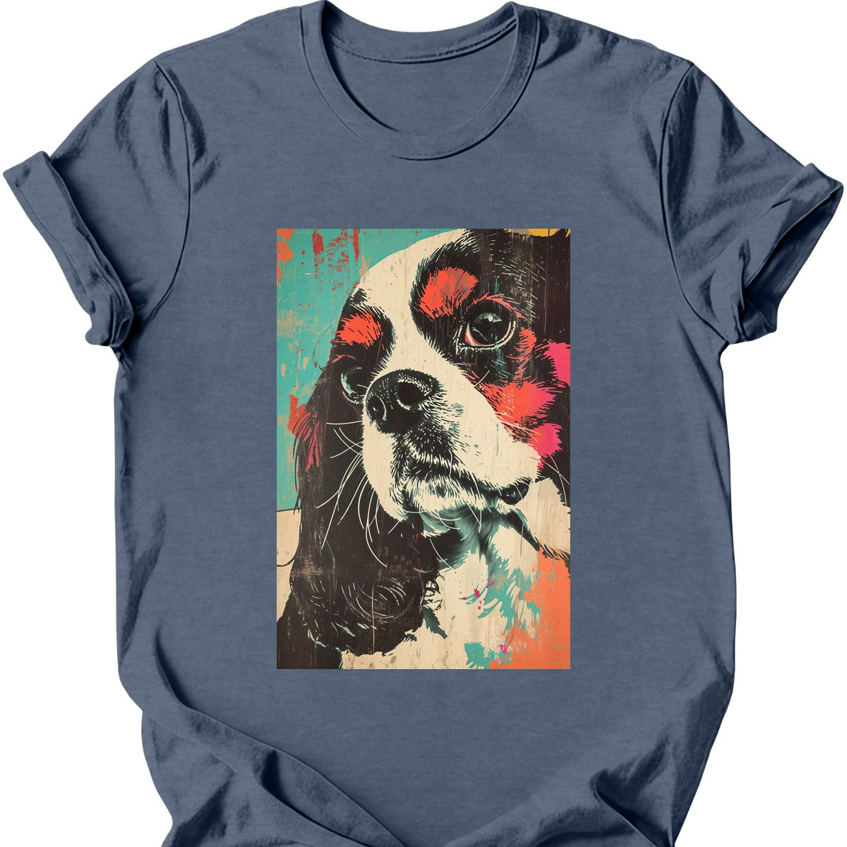 King Charles Cavalier - Punk Dog T-Shirt