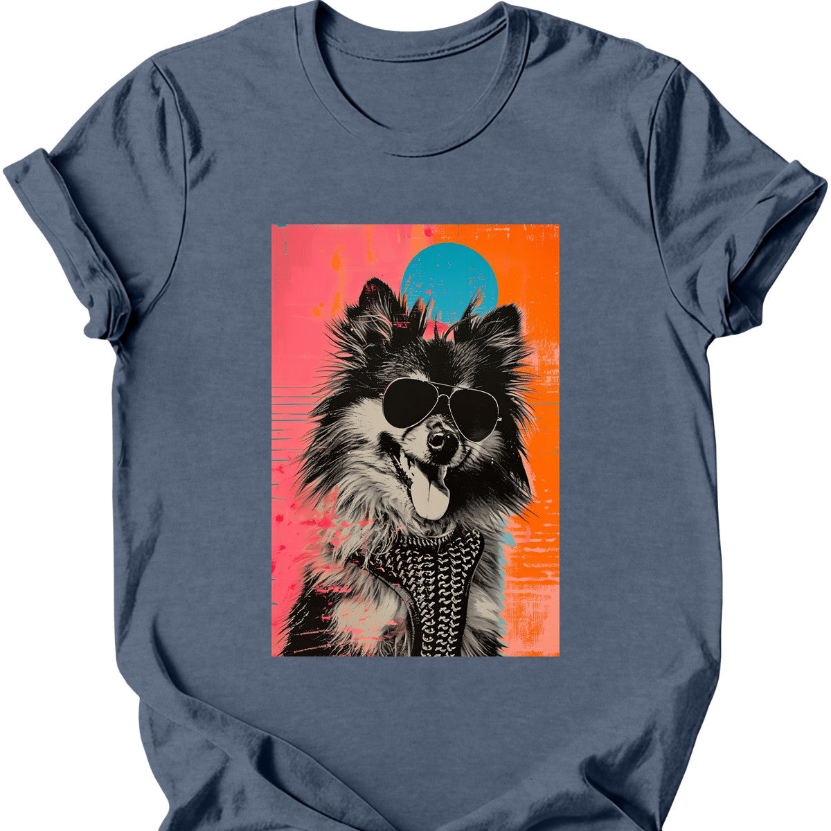 Keeshond - Punk Dog T-Shirt