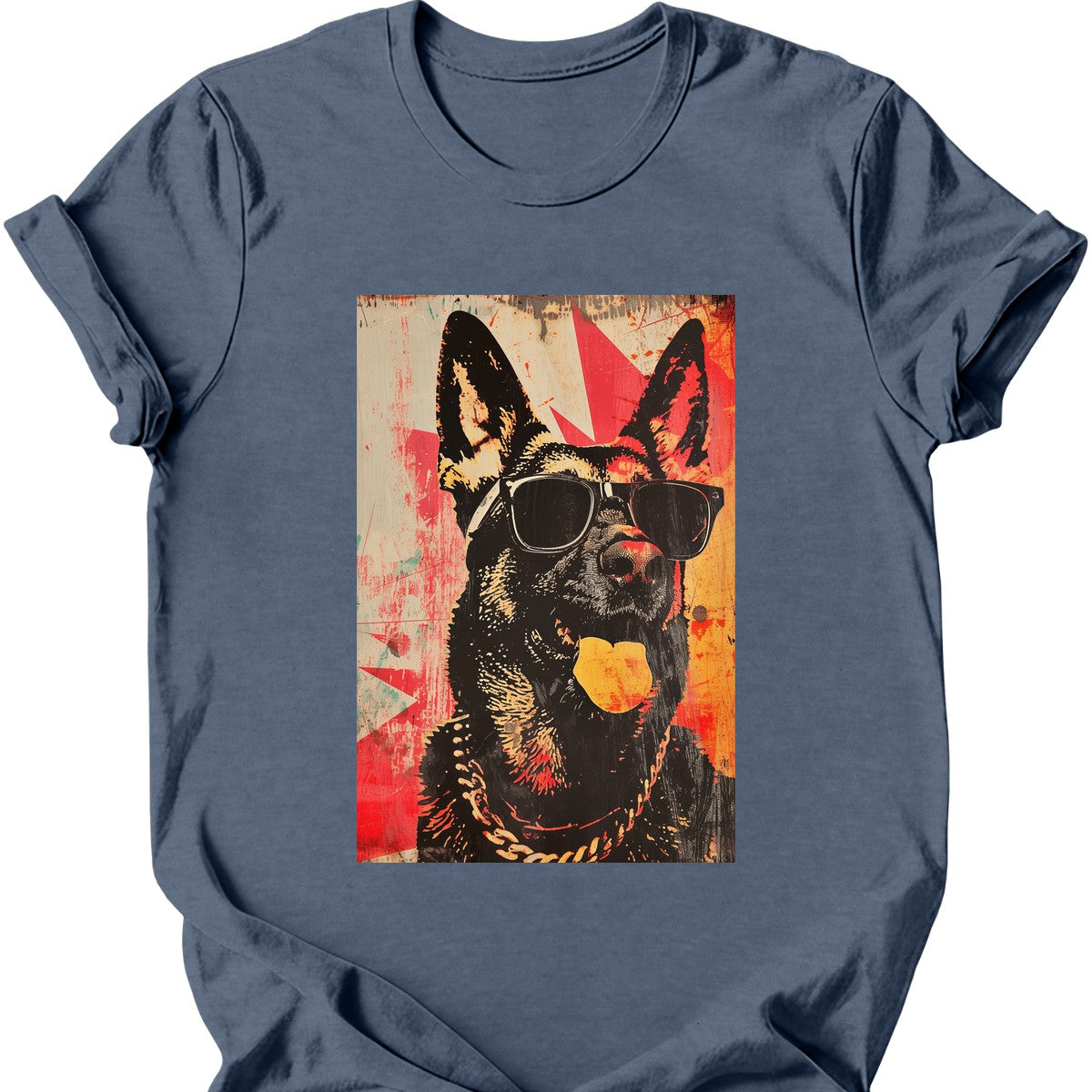 German Shepherd - Punk Dog T-Shirt