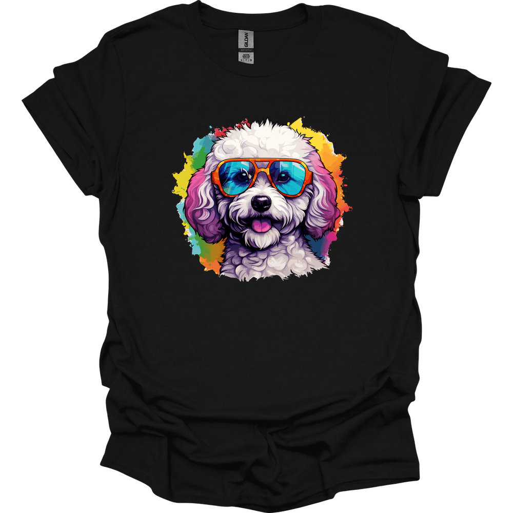 Bichon Frise - Top Dog T-Shirt - Black