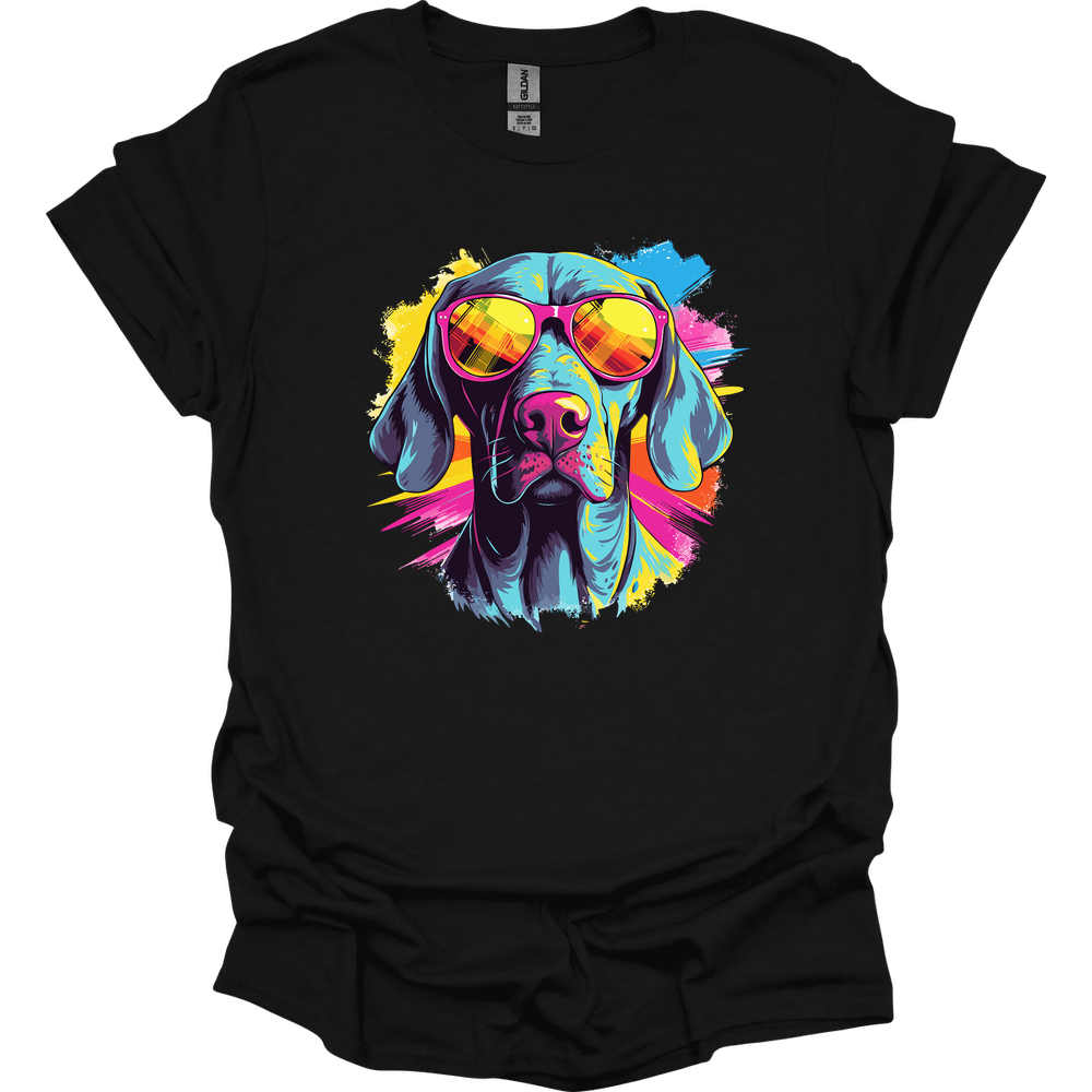 Weimaraner - Top Dog T-Shirt - Black