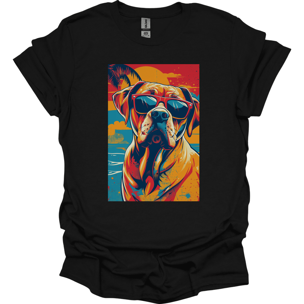 Rhodesian Ridgeback - Summer Dog T-Shirt - Black