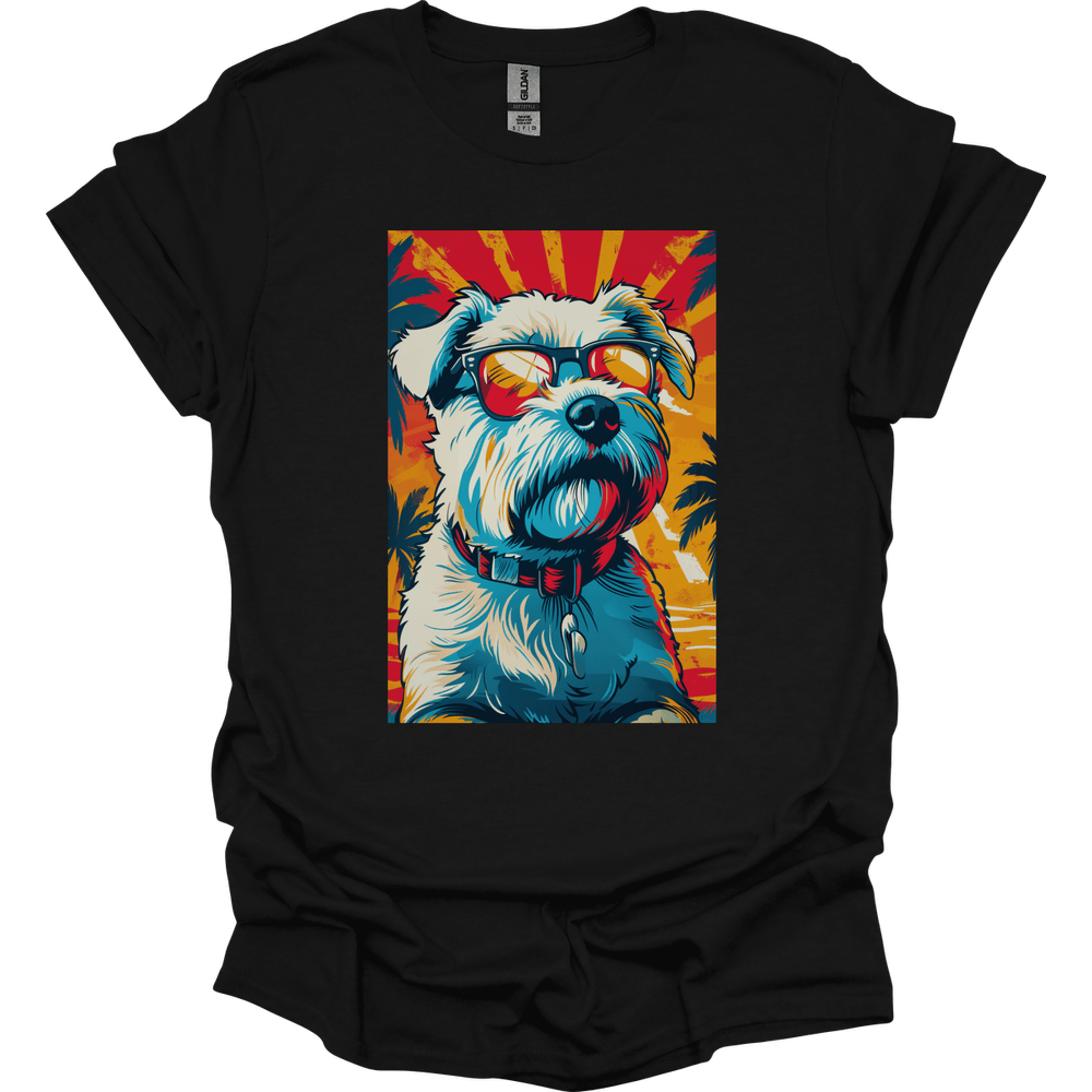 West Highland White Terrier - Summer Dog T-Shirt - Black
