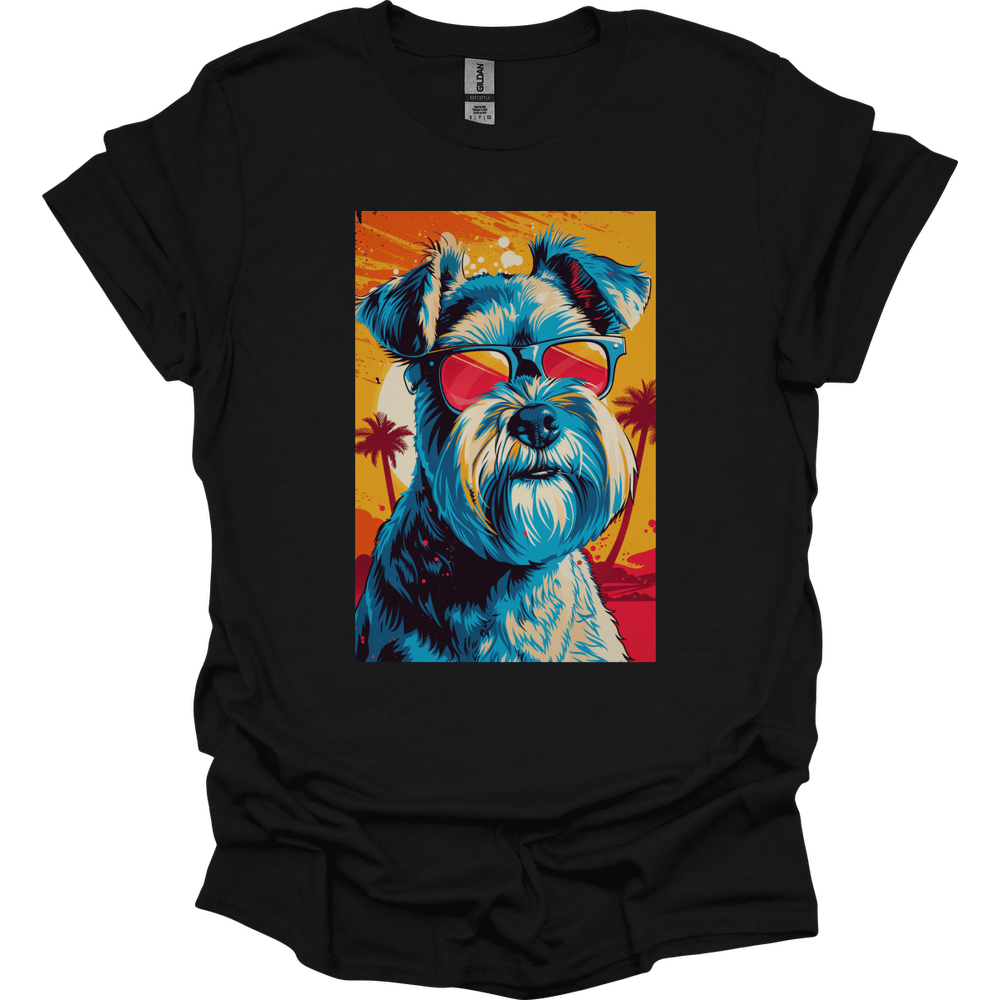 Kerry Blue Terrier - Summer Dog T-Shirt - Black