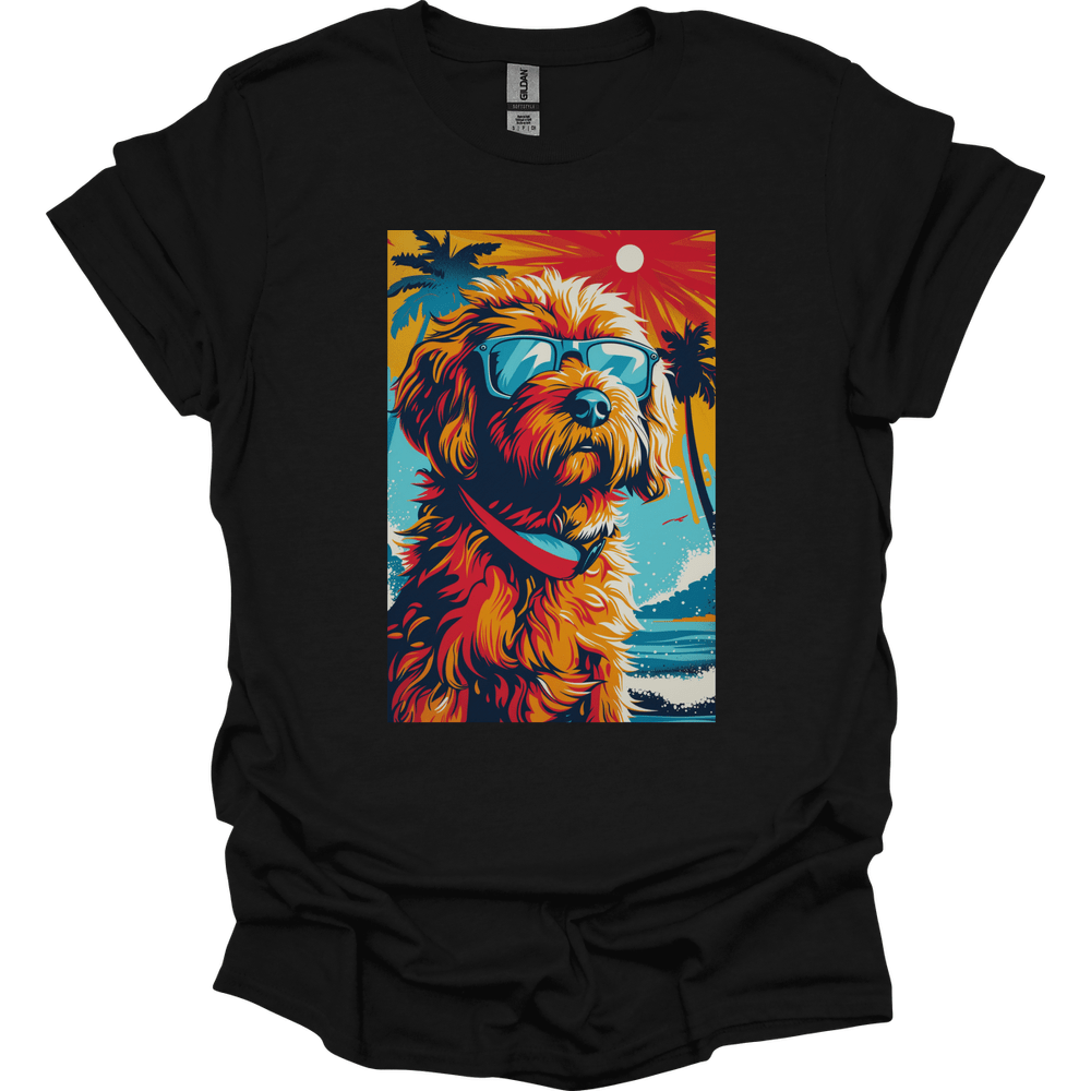 Labradoodle - Summer Dog T-Shirt - Black