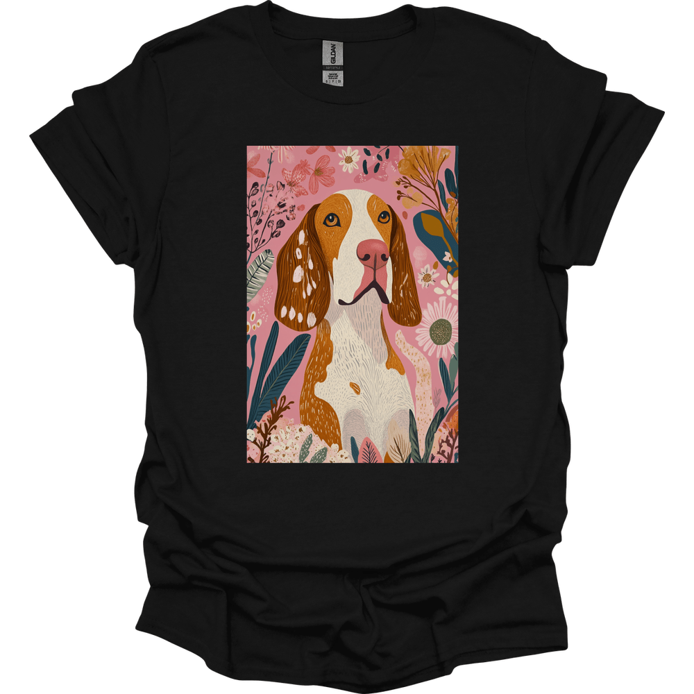 Bracco Italiano - Boho Dog T-Shirt - Black