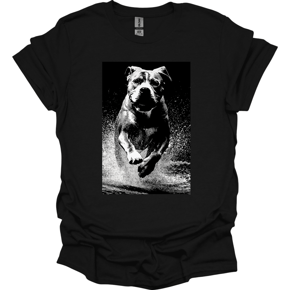 Mastiff - Puddle Dog T-Shirt - Black
