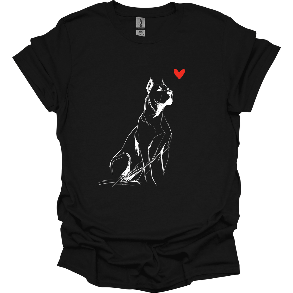 Cane Corso - Sketch Dog T-Shirt - Black