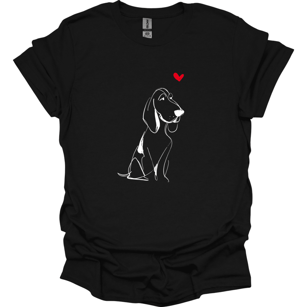 Bracco Italiano - Sketch Dog T-Shirt - Black