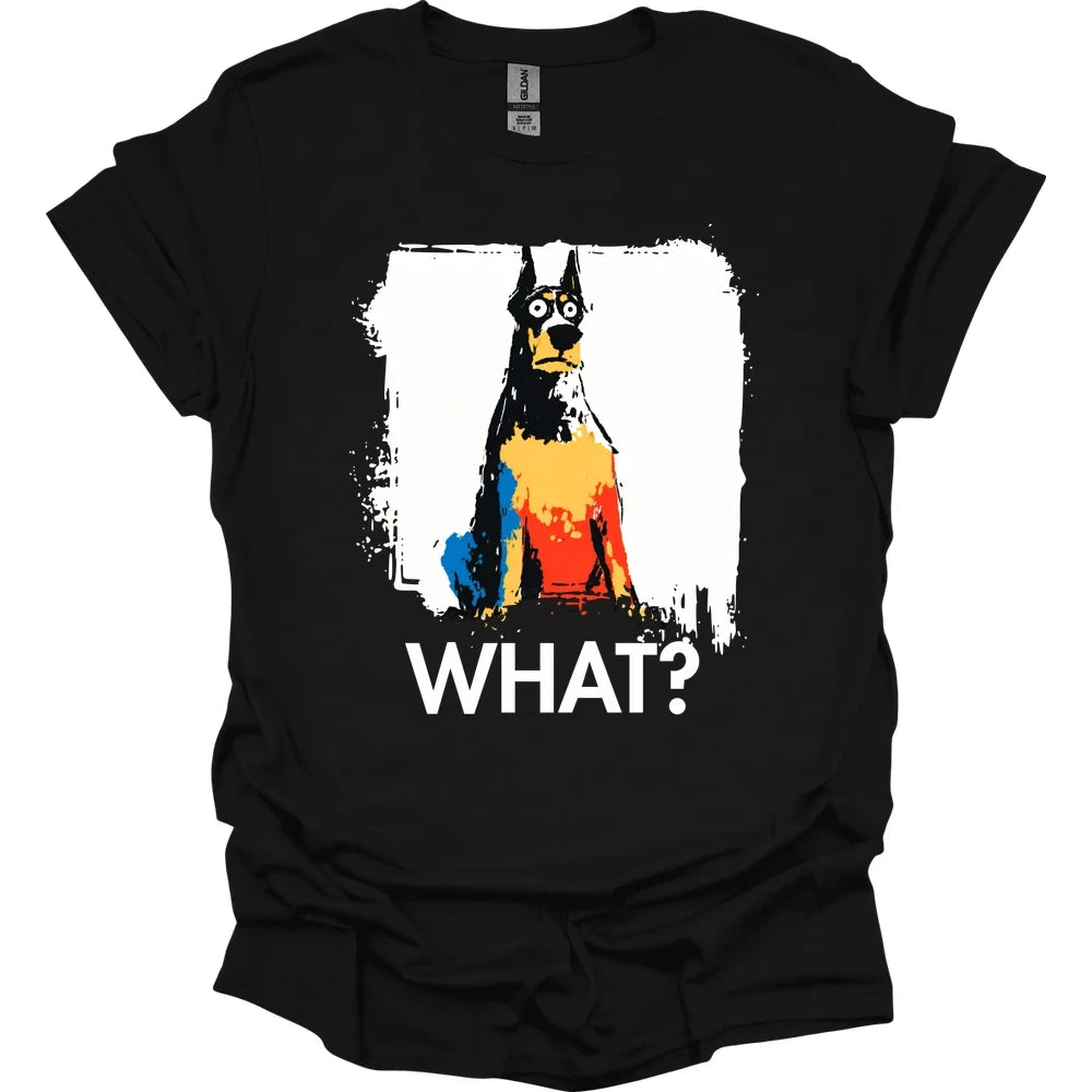 Doberman - What Dog T-Shirt - Black