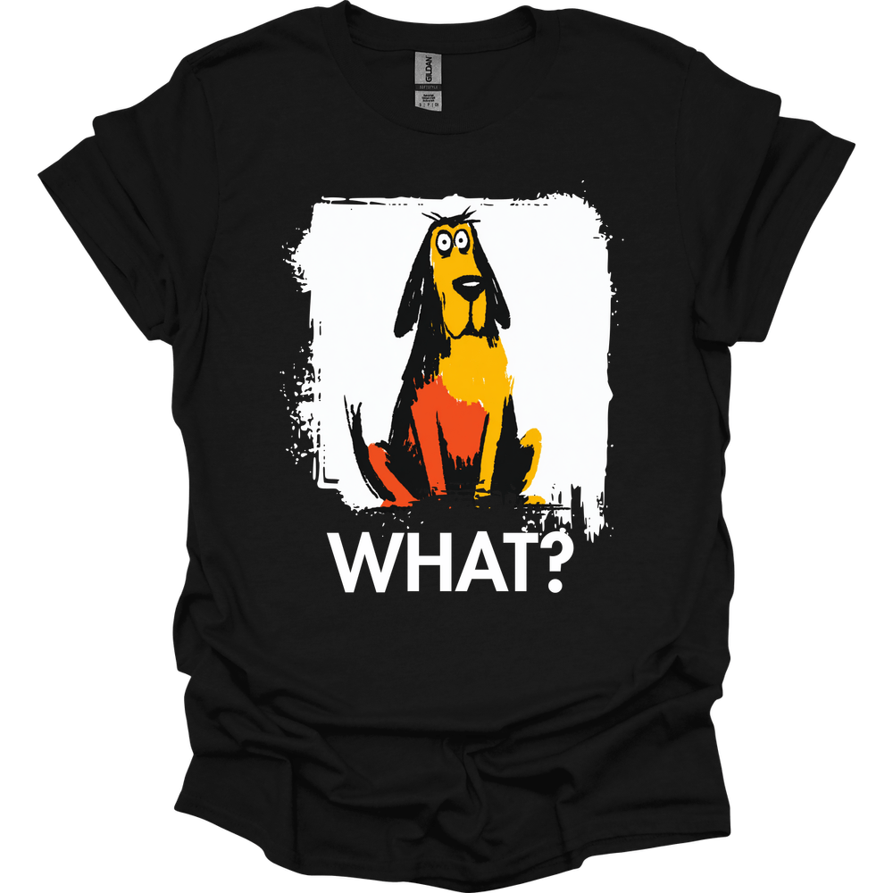 Bloodhound - What Dog T-Shirt - Black