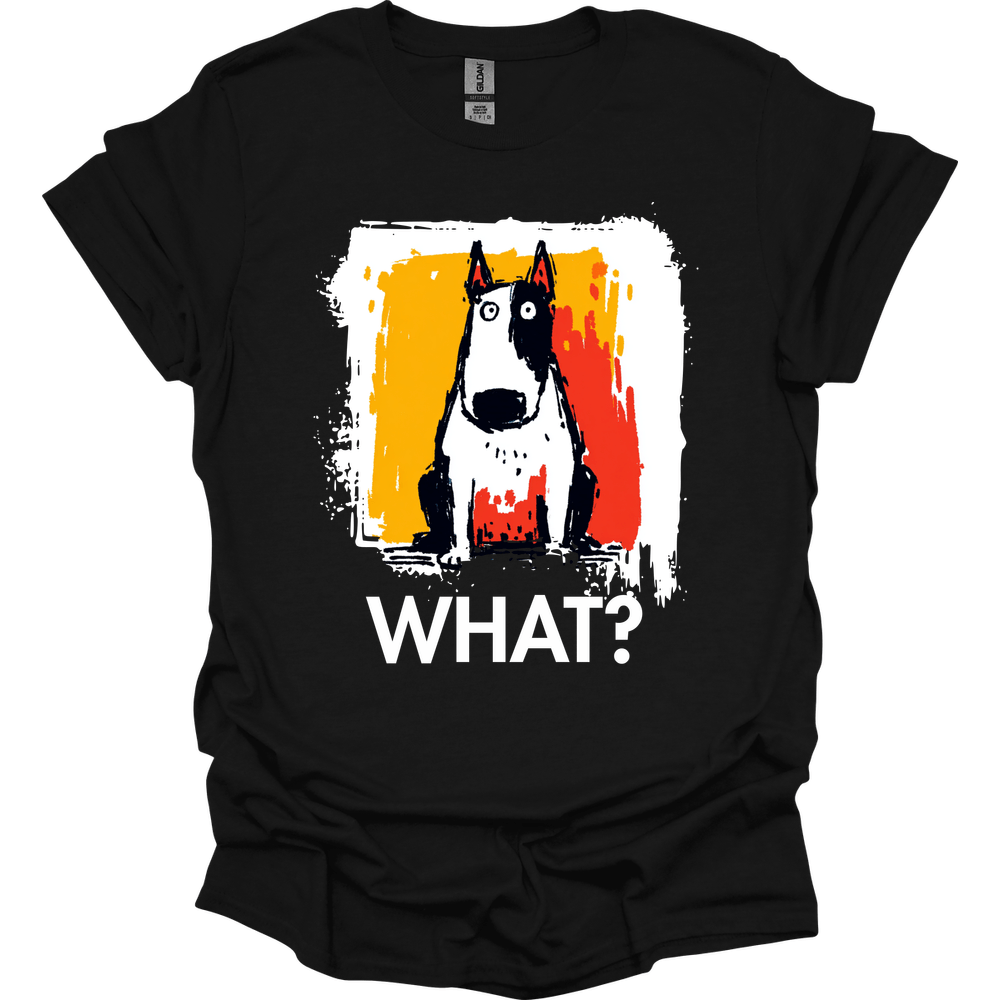 Bull Terrier - What Dog T-Shirt - Black