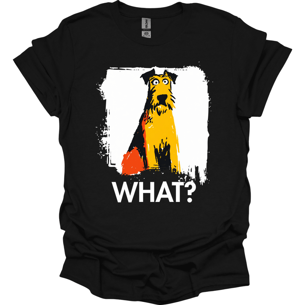 Irish Terrier - What Dog T-Shirt - Black
