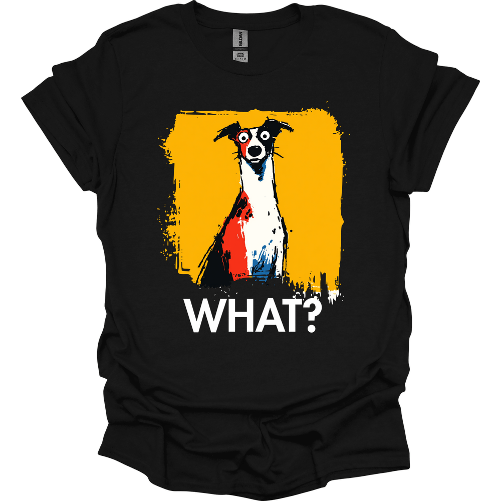 Italian Greyhound - What Dog T-Shirt - Black