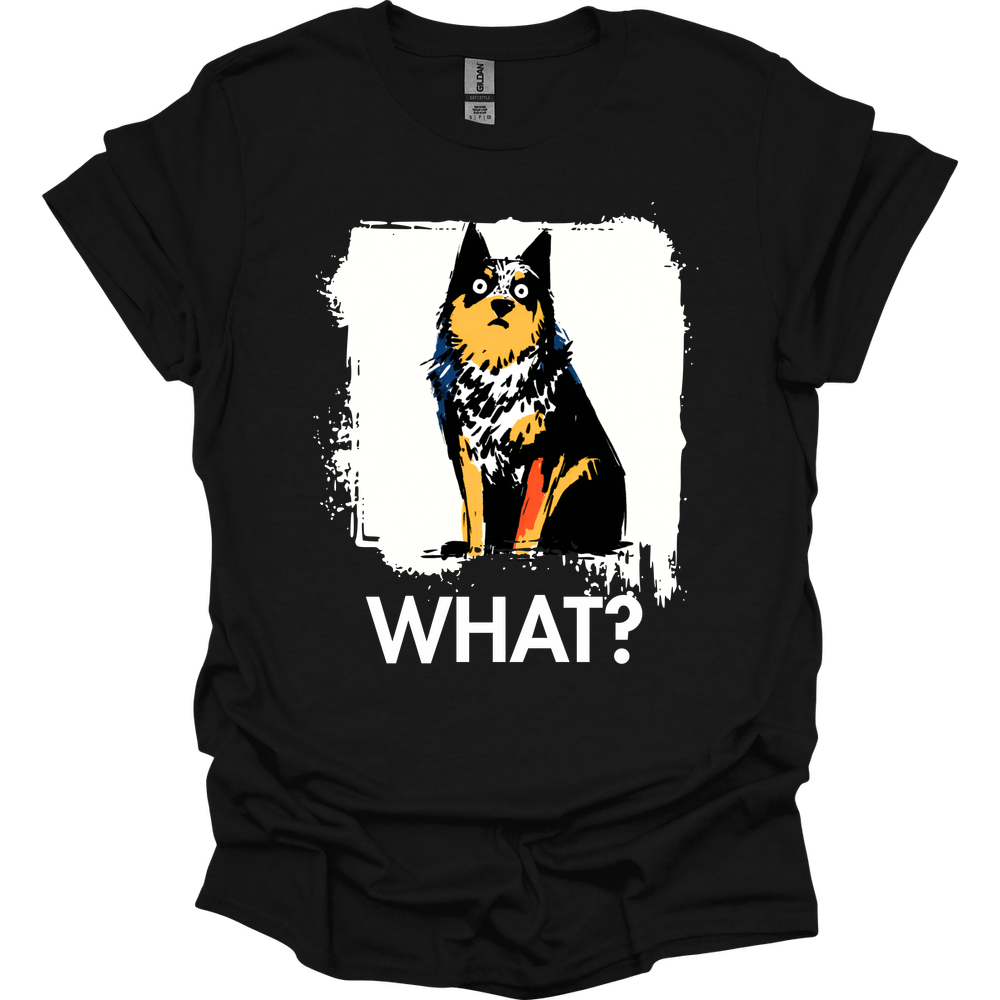 Australian Cattle Dog - What Dog T-Shirt - Black