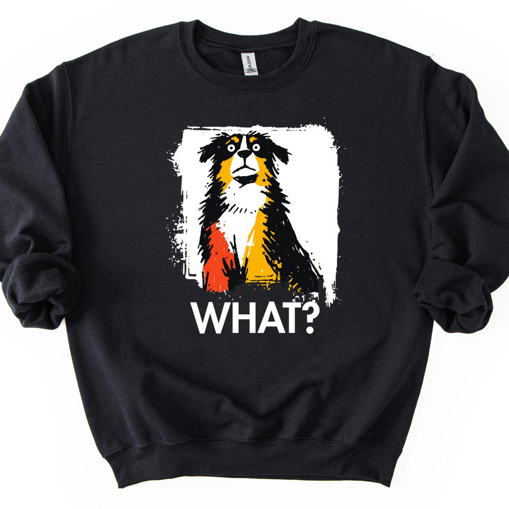 Bernese Mountain Dog - What Dog Sweater - Black