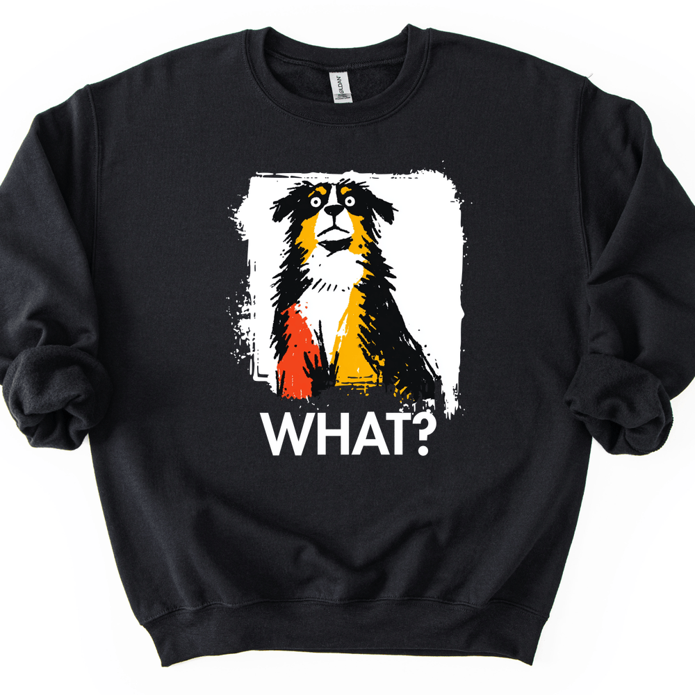 Bernese Mountain Dog - What Dog Sweater - Black