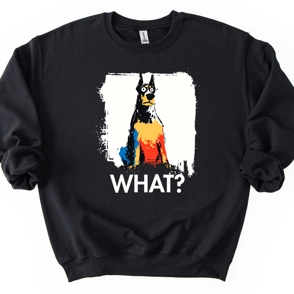Doberman - What Dog Sweater - Black