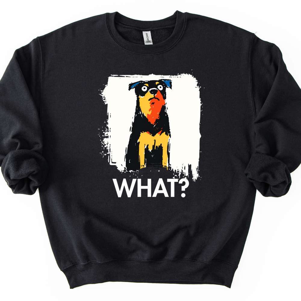 Rottweiler - What Dog Sweater - Black