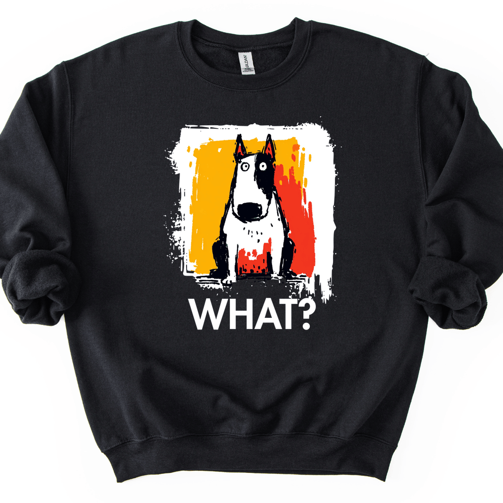 Bull Terrier - What Dog Sweater - Black
