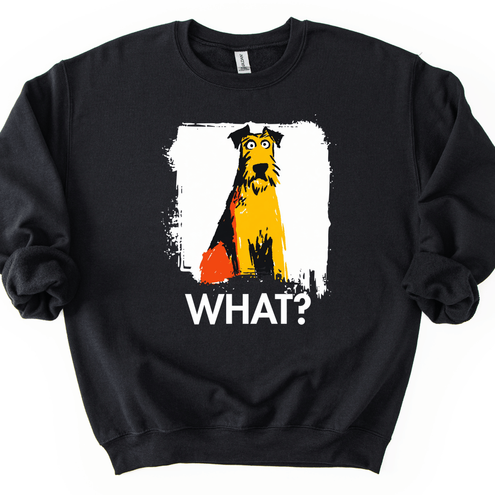 Irish Terrier - What Dog Sweater - Black
