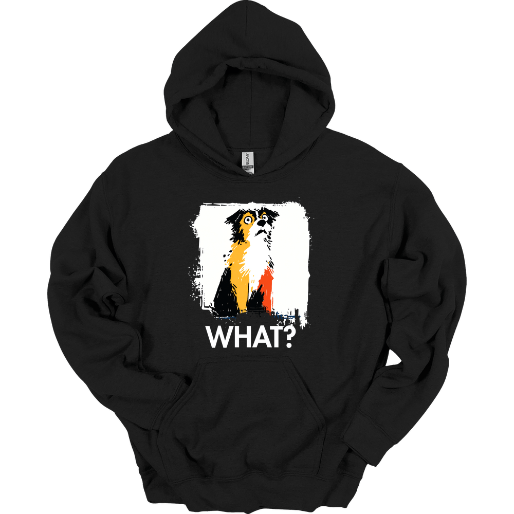 Brittany - What Dog Hoodie - Black
