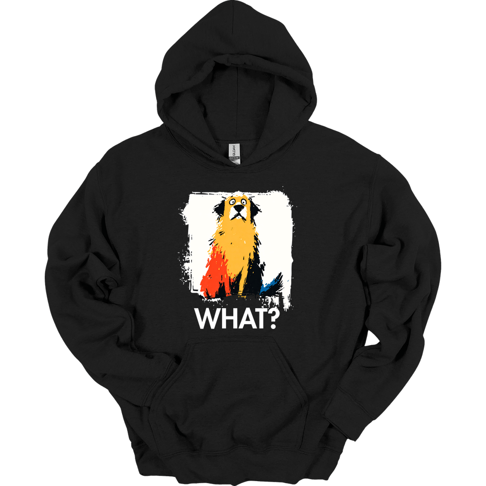 Golden Retriever - What Dog Hoodie - Black