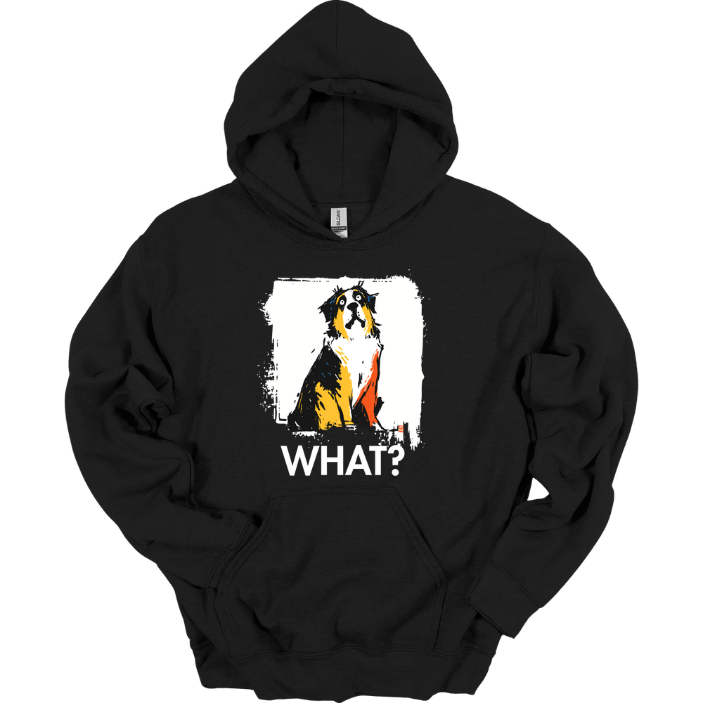 Saint Bernard - What Dog Hoodie - Black