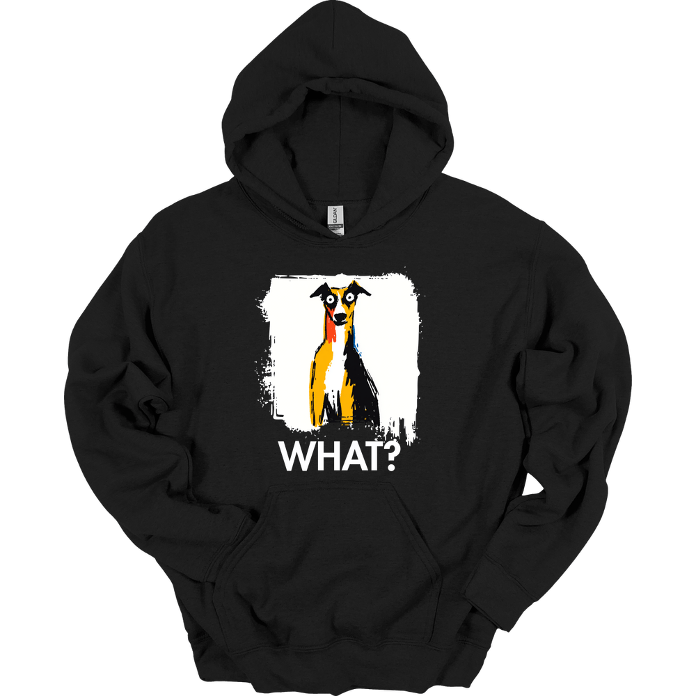 Whippet - What Dog Hoodie - Black