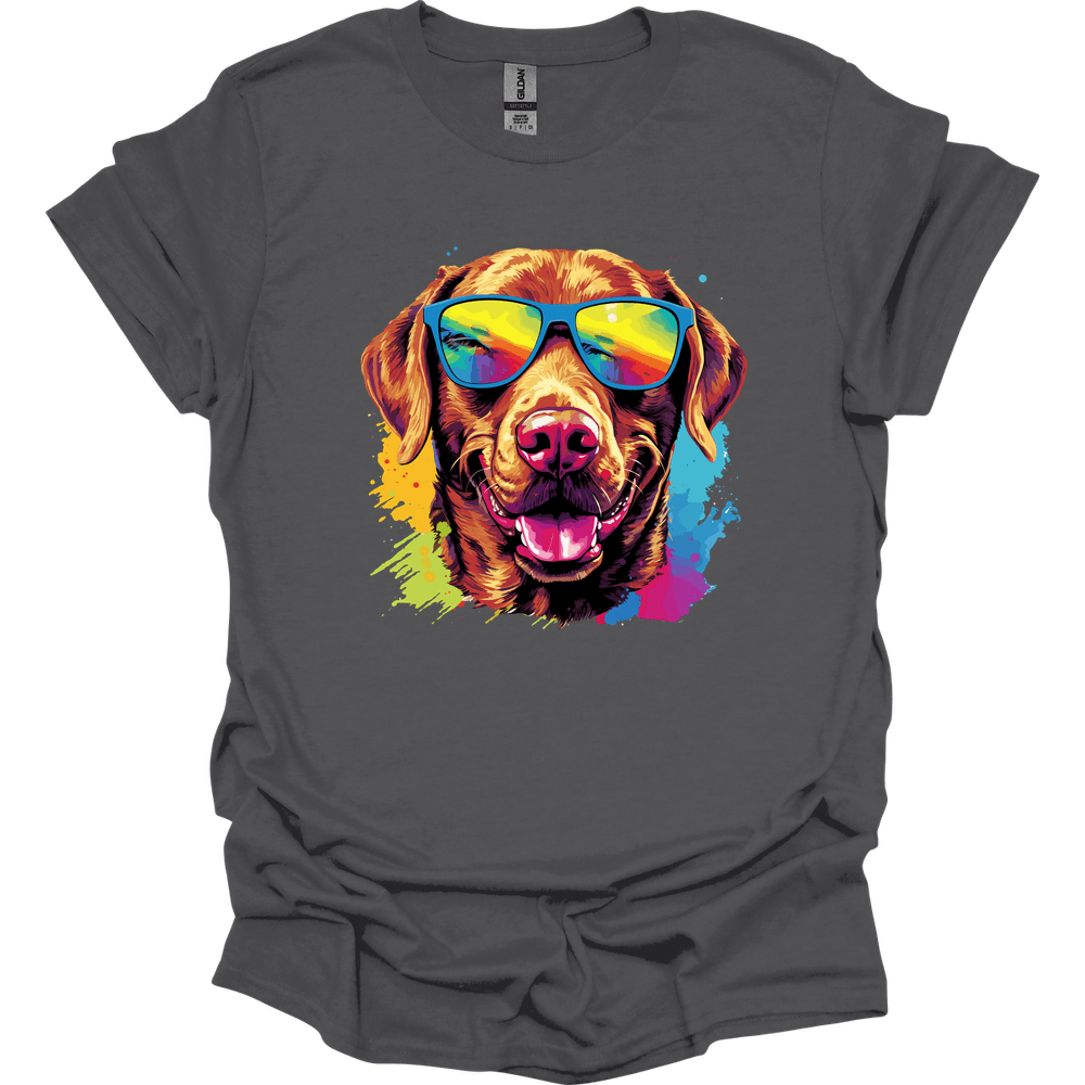 Chesapeake Bay Retriever - Top Dog T-Shirt - Charcoal