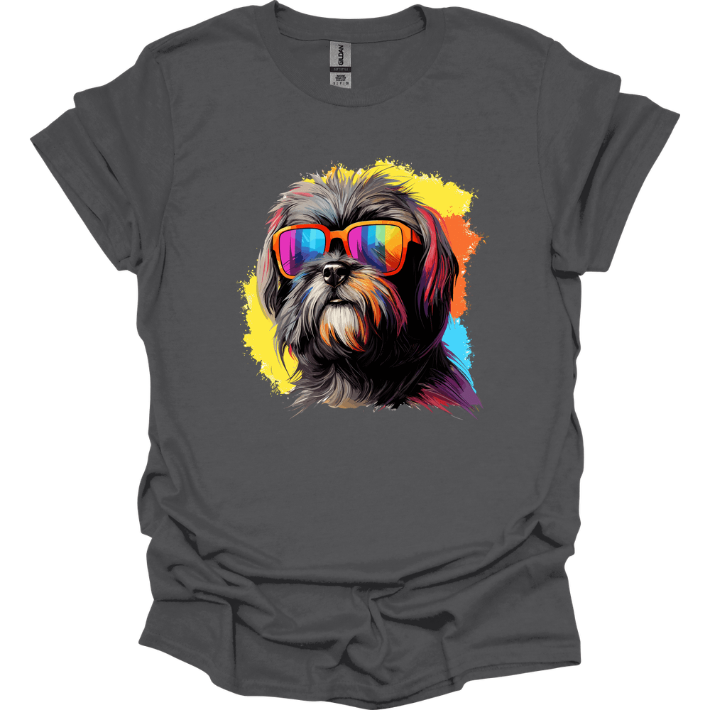 Shih Tzu - Top Dog T-Shirt - Charcoal