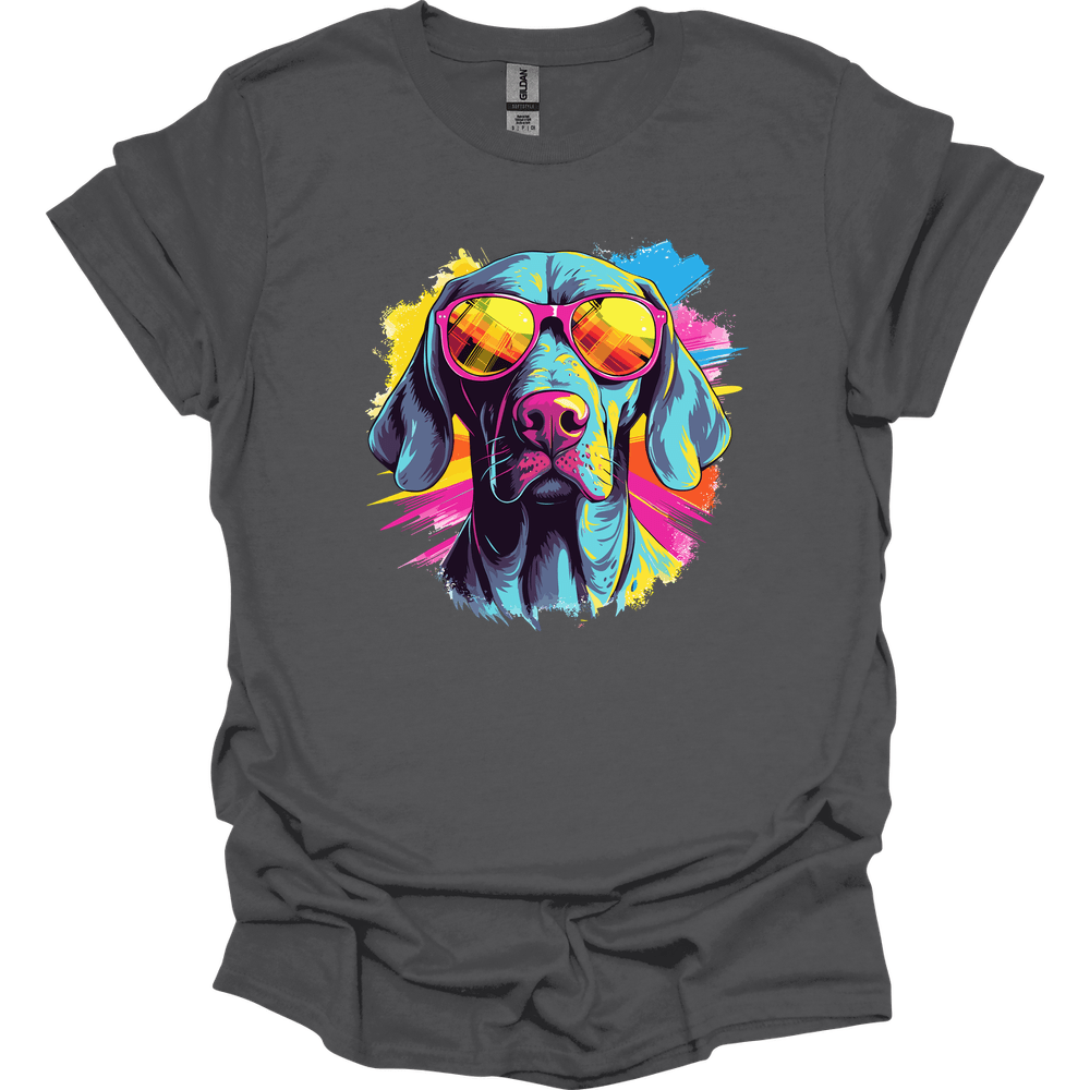 Weimaraner - Top Dog T-Shirt - Charcoal