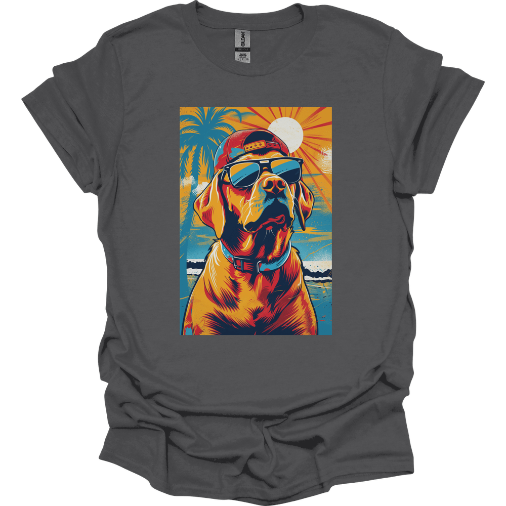 Vizsla - Summer Dog T-Shirt - Charcoal