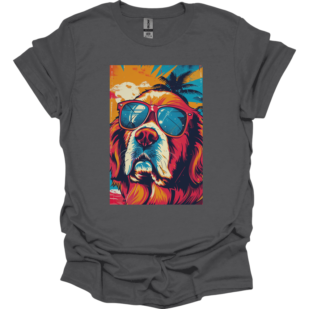 Newfoundland - Summer Dog T-Shirt - Charcoal