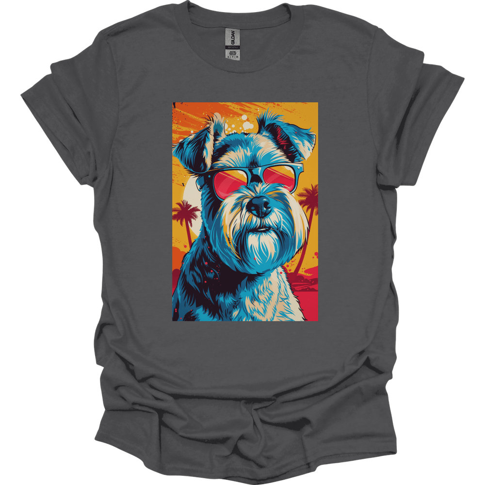 Kerry Blue Terrier - Summer Dog T-Shirt - Charcoal