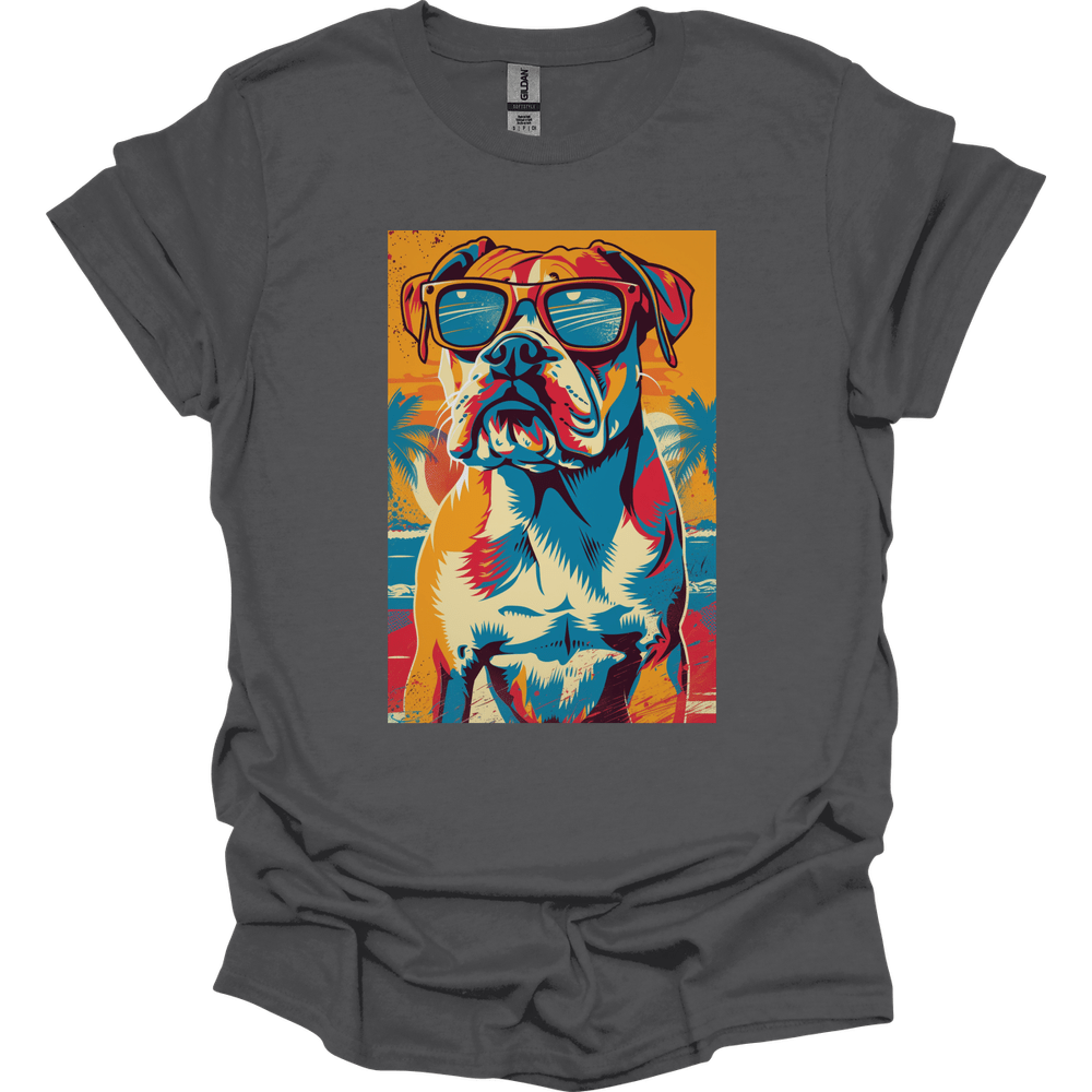 Mastiff - Summer Dog T-Shirt - Charcoal