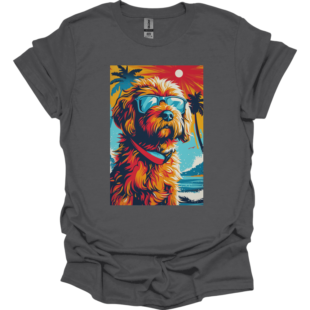 Labradoodle - Summer Dog T-Shirt - Charcoal